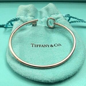 Tiffany & Co 18k White Gold Key Bracelet